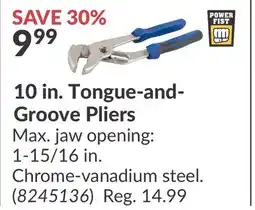 Princess Auto 10 in. Tongue-and- Groove Pliers offer