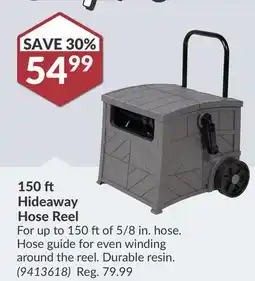 Princess Auto 150 ft Hideaway Hose Reel offer