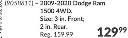 Princess Auto 2009-2020 Dodge Ram 1500 4WD. Size: 3 in. Front 2 in. Rear offer