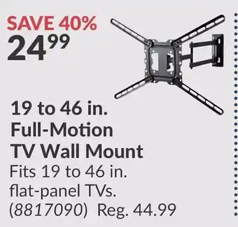 Princess Auto Full-Motion TV Wall Mount offer