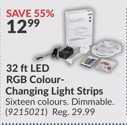 Princess Auto 32 ft LED RGB Colour-Changing Light Strips offer
