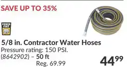 Princess Auto 5/8 in. Contractor Water Hoses offer