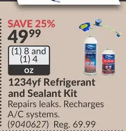 Princess Auto 1234yf Refrigerant and Sealant Kit offer