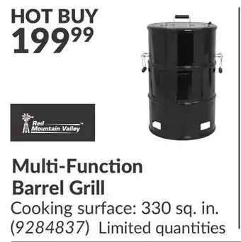 Princess Auto Multi-Function Barrel Grill offer
