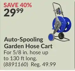 Princess Auto Auto-Spooling Garden Hose Cart offer