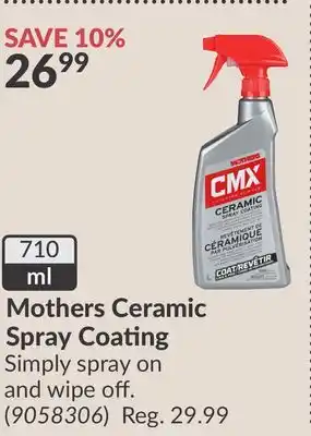 Princess Auto Mothers Ceramic Spray Coating offer