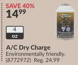 Princess Auto A/C Dry Charge offer