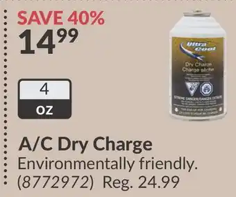 Princess Auto A/C Dry Charge offer