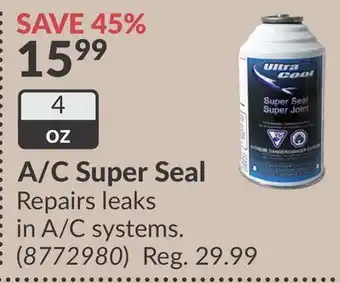 Princess Auto A/C Super Seal offer
