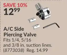 Princess Auto A/C Side Piercing Valve offer