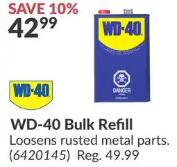 Princess Auto WD-40 Bulk Refill offer