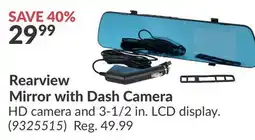 Princess Auto Rearview Mirror with Dash Camera offer