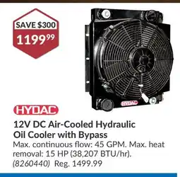 Princess Auto 12V DC Air-Cooled Hydraulic Oil offer