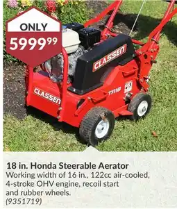 Princess Auto 18 in. Honda Steerable Aerator offer