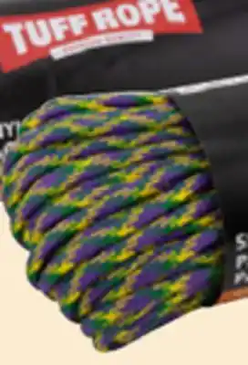 Princess Auto 5/32 in. x 100 ft Nylon Paracord Mardi Gras offer