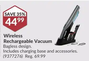 Princess Auto Wireless Rechargeable Vacuum offer