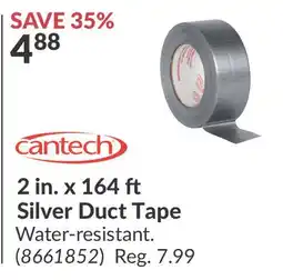 Princess Auto 2 in. x 164 ft Silver Duct Tape offer