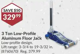 Princess Auto 3 Ton Low-Profile Aluminum Floor Jack offer