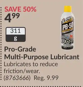 Princess Auto Pro-Grade Multi-Purpose Lubricant offer