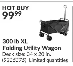 Princess Auto 300 lb XL Folding Utility Wagon offer