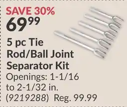Princess Auto 5 pc Tie Rod/Ball Joint Separator Kit offer