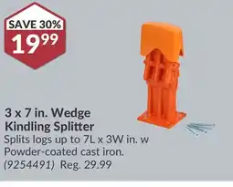 Princess Auto 3 x 7 in. Wedge Kindling Splitter offer