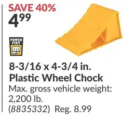 Princess Auto 8-3/16 x 4-3/4 in. Plastic Wheel offer