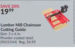 Princess Auto Lumber Mill Chainsaw Cutting offer