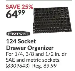 Princess Auto 124 Socket Drawer Organizer offer