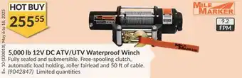 Princess Auto 5,000 lb 12V DC ATV/UTV Waterproof Winch offer