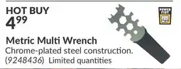 Princess Auto Metric Multi Wrench offer