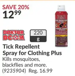 Princess Auto Tick Repellent Spray for Clothing offer