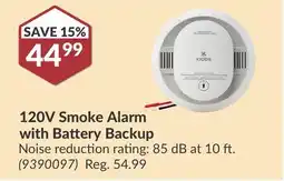 Princess Auto 120V Smoke Alarm with offer