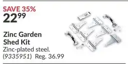Princess Auto Zinc Garden Shed Kit offer