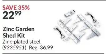 Princess Auto Zinc Garden Shed Kit offer