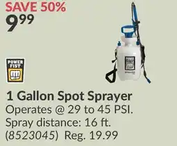 Princess Auto 1 Gallon Spot Sprayer offer