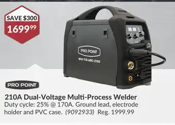 Princess Auto 210A Dual-Voltage Multi-Process Welder offer