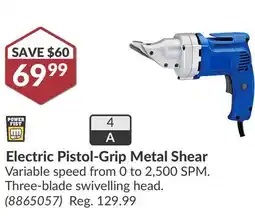 Princess Auto Electric Pistol-Grip Metal Shear offer