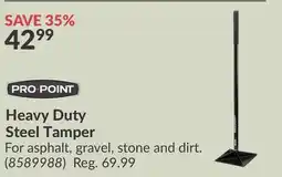 Princess Auto Heavy Duty Steel Tamper offer