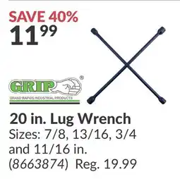 Princess Auto 20 in. Lug Wrench offer