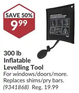 Princess Auto 300 lb Inflatable Levelling Tool offer