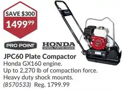 Princess Auto JPC60 Plate Compactor offer