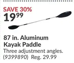 Princess Auto Aluminum Kayak Paddle offer