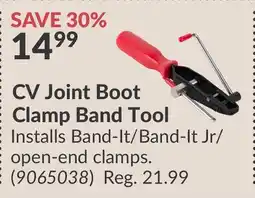 Princess Auto CV Joint Boot Clamp Band Tool Installs offer