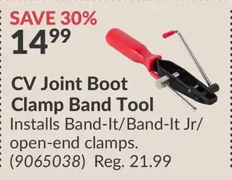 Princess Auto CV Joint Boot Clamp Band Tool Installs offer