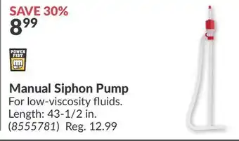 Princess Auto Manual Siphon Pump offer