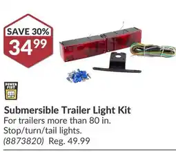 Princess Auto Submersible Trailer Light Kit offer