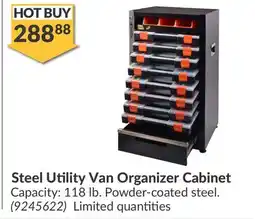 Princess Auto Steel Utility Van Organizer offer