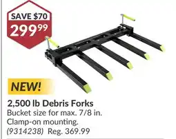 Princess Auto 2,500 lb Debris Forks offer