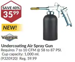 Princess Auto Undercoating Air Spray Gun offer